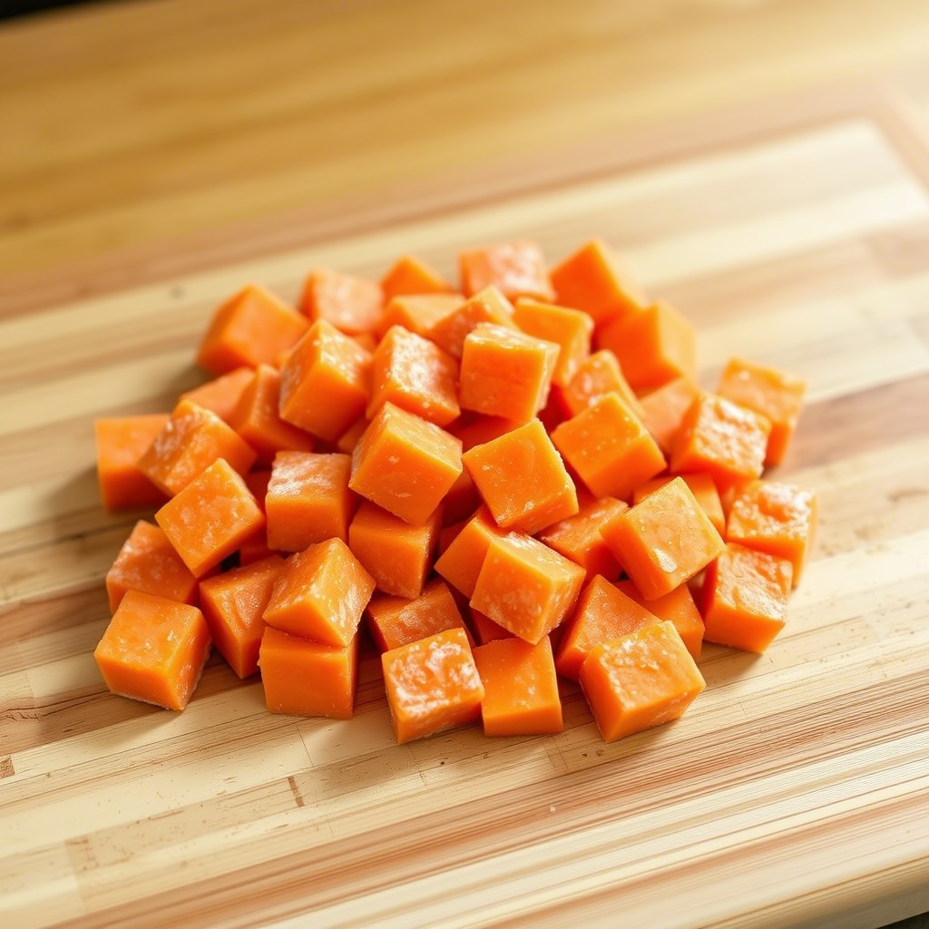 Frozen Carrot Cubes