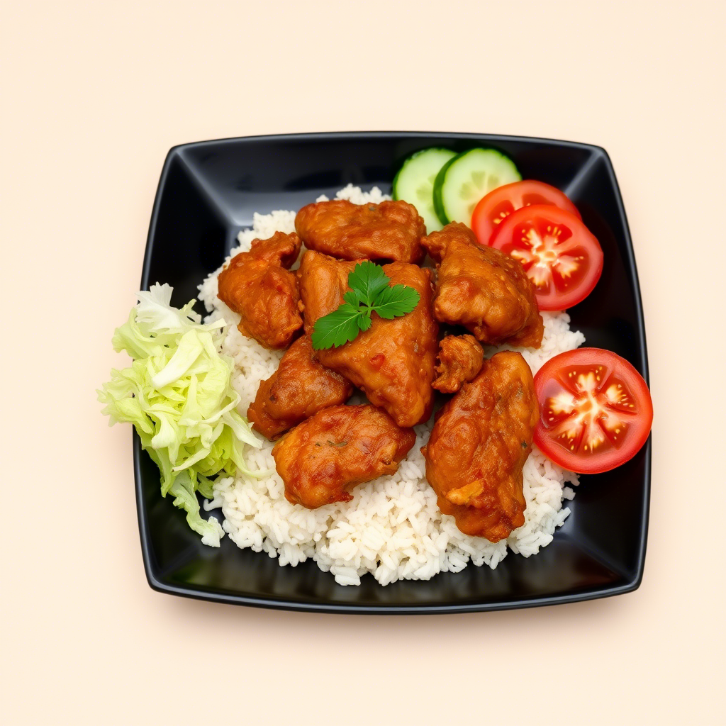 Chicken Rendang Rice